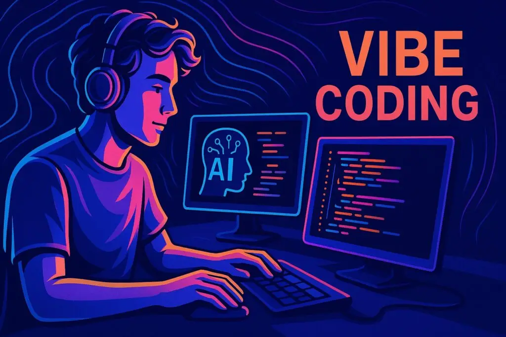 Il Vibe Coding (immagine generata con l'AI)