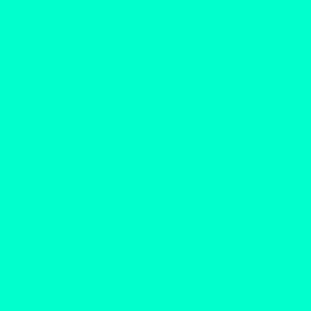 Oko è fatto così (Verde acqua generato con il codice #00ffcc
