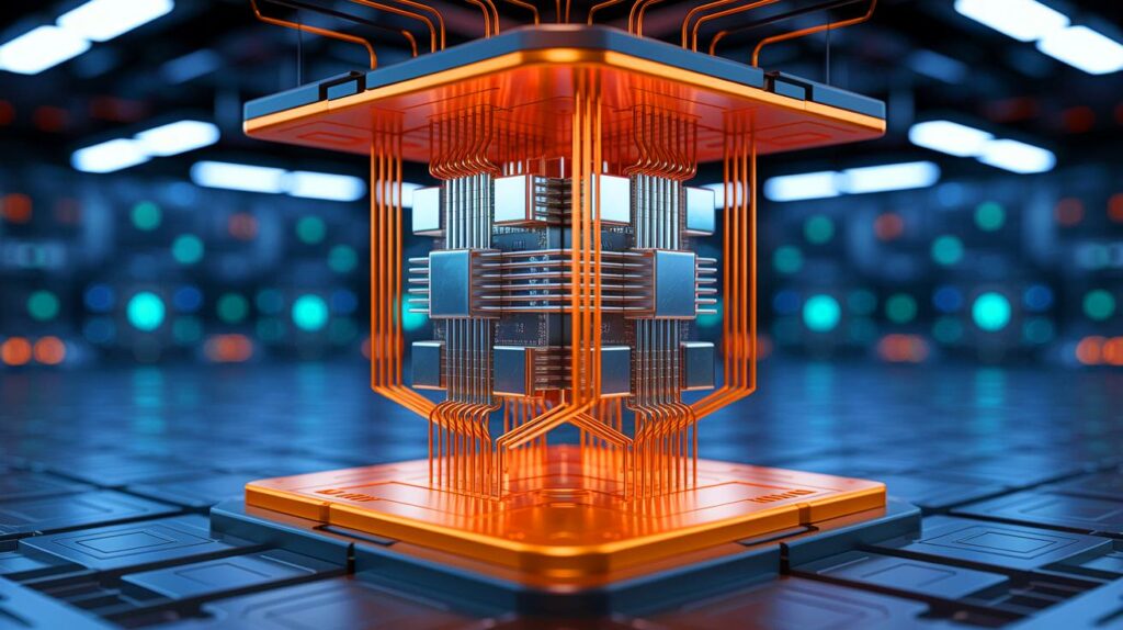 Il processore quantistico Zuchongzhi 3.0 è davvero fatto così o no /Immagine generata dall'AI)