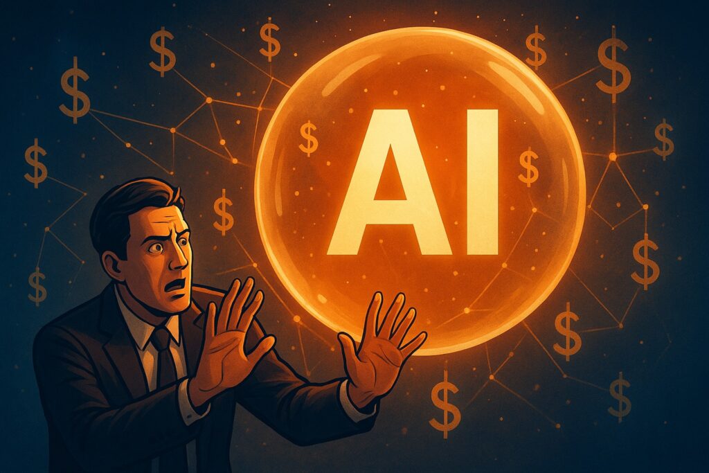 Anche all'AI che fa le immagini non piace l'idea della bolla che scoppia: non ne vuole sapere di disegnarla per bene