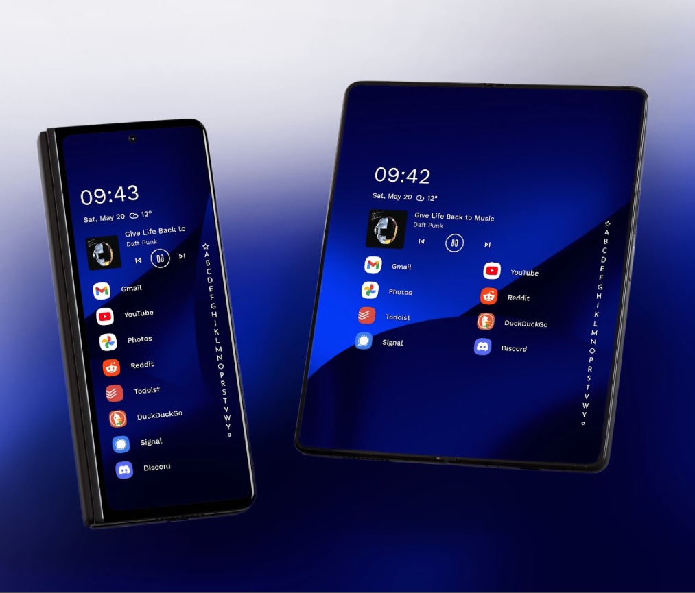 L'erede di Nova è il launcher Niagara, adatto sia agli schermi normali che foldable (Immagine Nova)