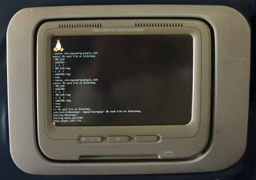 Linux è dappertutto, anche nei sistemi di intrattenimento degli aerei (Immagine WIkipedia)