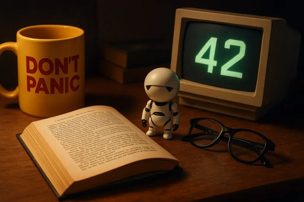 La risposta è 42 La risposta è facile, la domanda no (Immagine generata con Deep Thought)