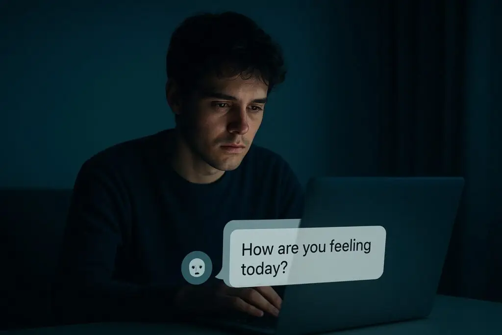 La seduta sintetica (Immagine generata con l'AI tanto per restare in tema)