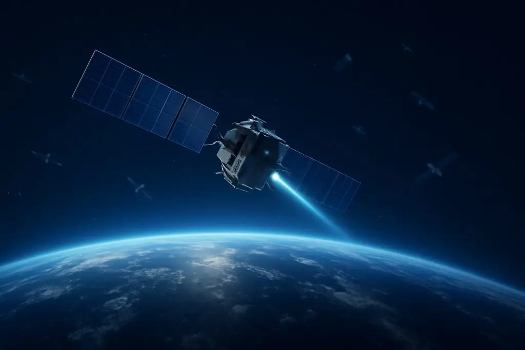 Amazon accende LEO: la sfida a Starlink è in orbita Secondo ChatGPT i satelliti Leo di Amazon sono fatti così