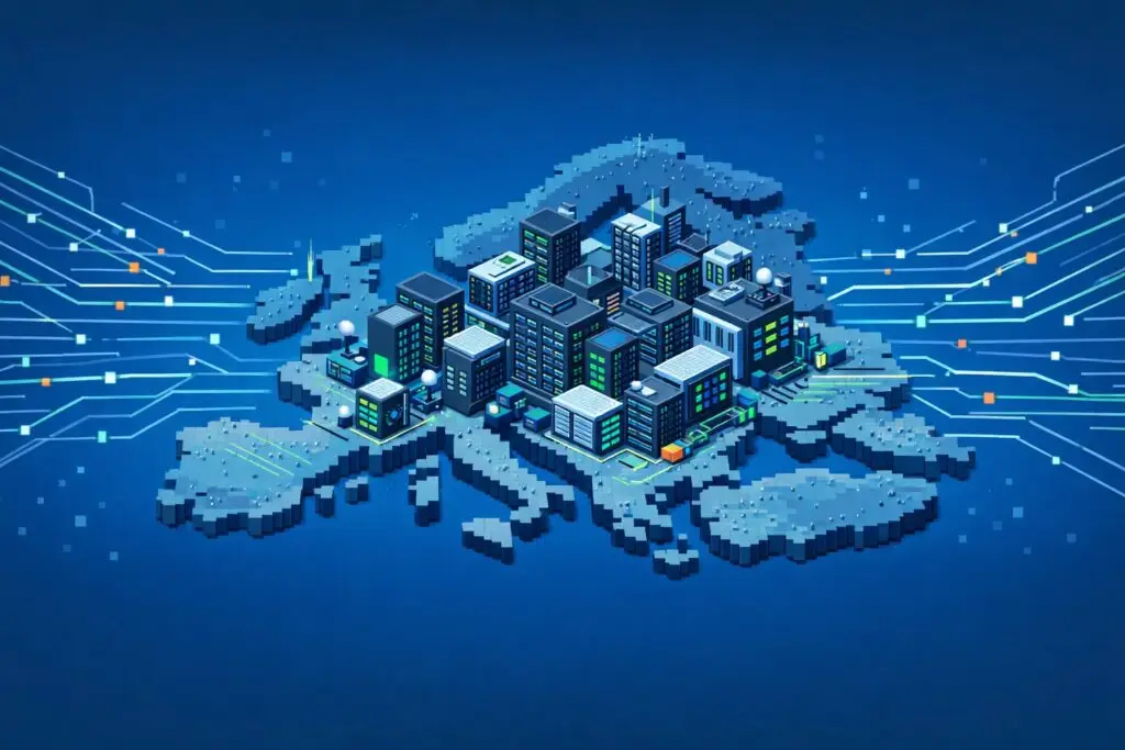 Il cloud sovrano europeo non si ferma in Europa (Immagine generata dall'AI)