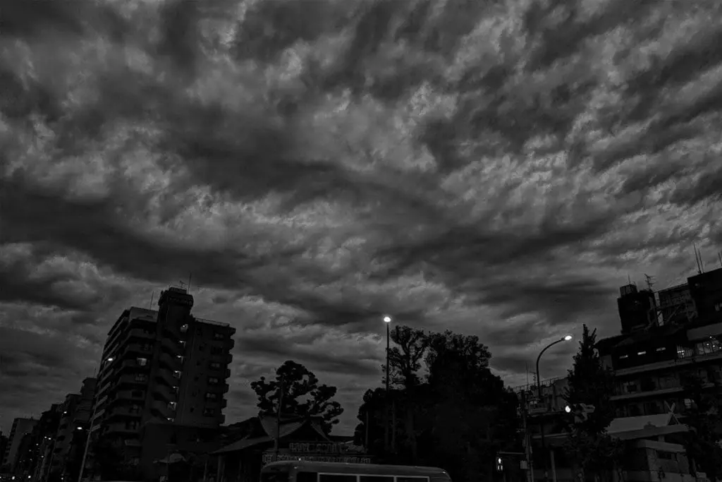 Paesaggio monocromatico scattato con la GR IV (Immagine cortesia Ricoh)