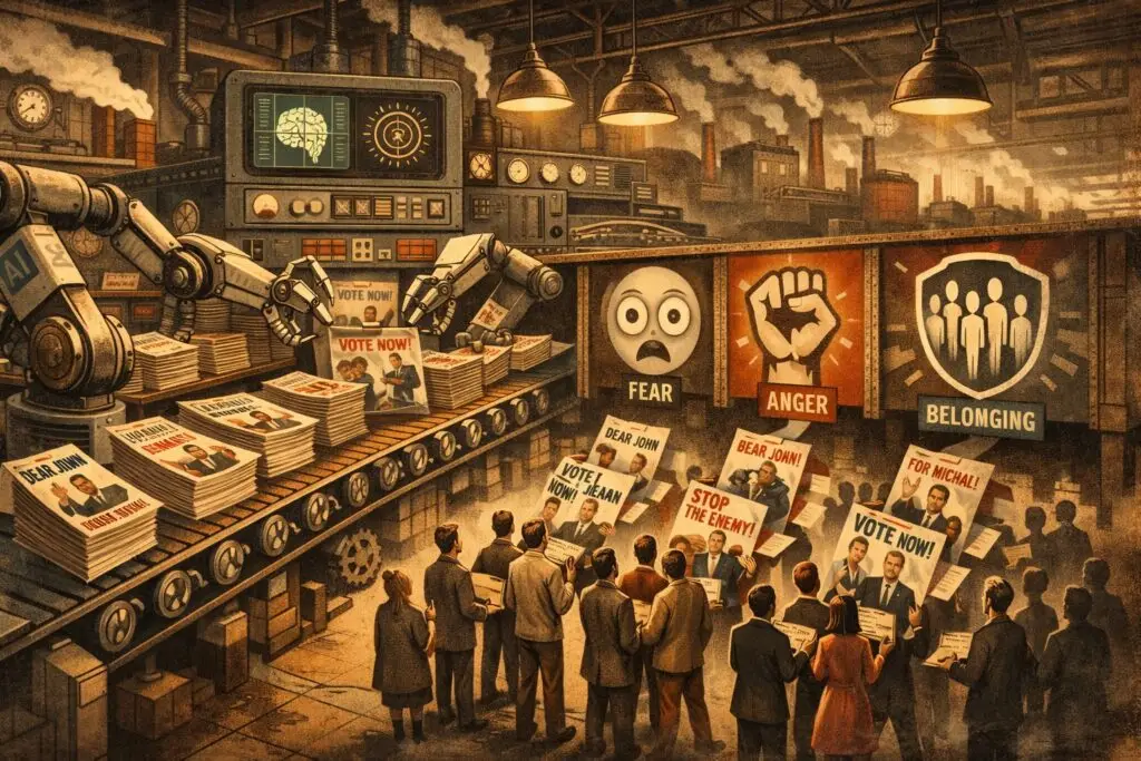 Una di quelle immaginette piene di errori ed easter egg create dalle intelligenze artificiali di una volta