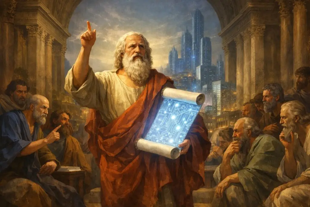 Secondo ChatGPT il Platone-Anthropic avrebbe fatto così la sua Costituzione per Claude