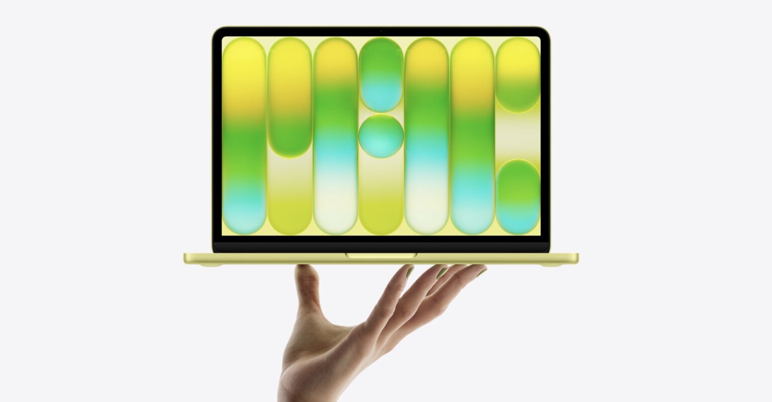Il MacBook Neo giallo limone (Immagine Apple)