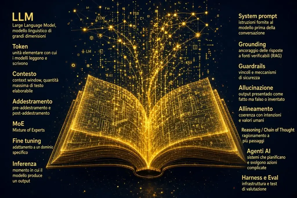 Il secondo piccolo dizionario delle AI (Immagine creata con Grok)
