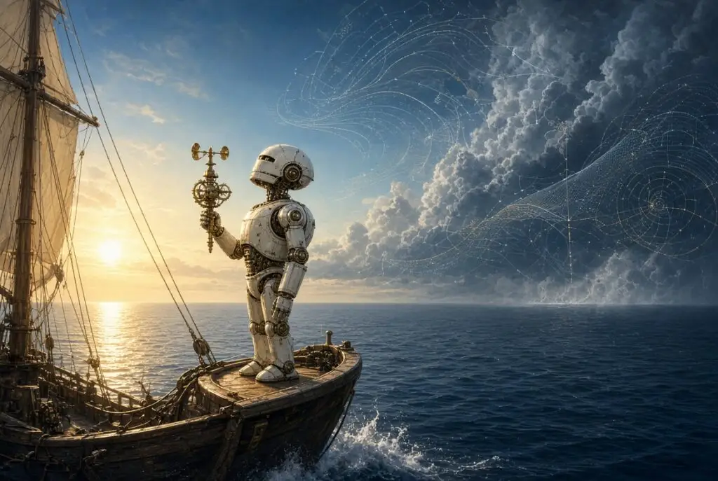 L'intelligena artificiale si occupa del meteo (immagine Grok)