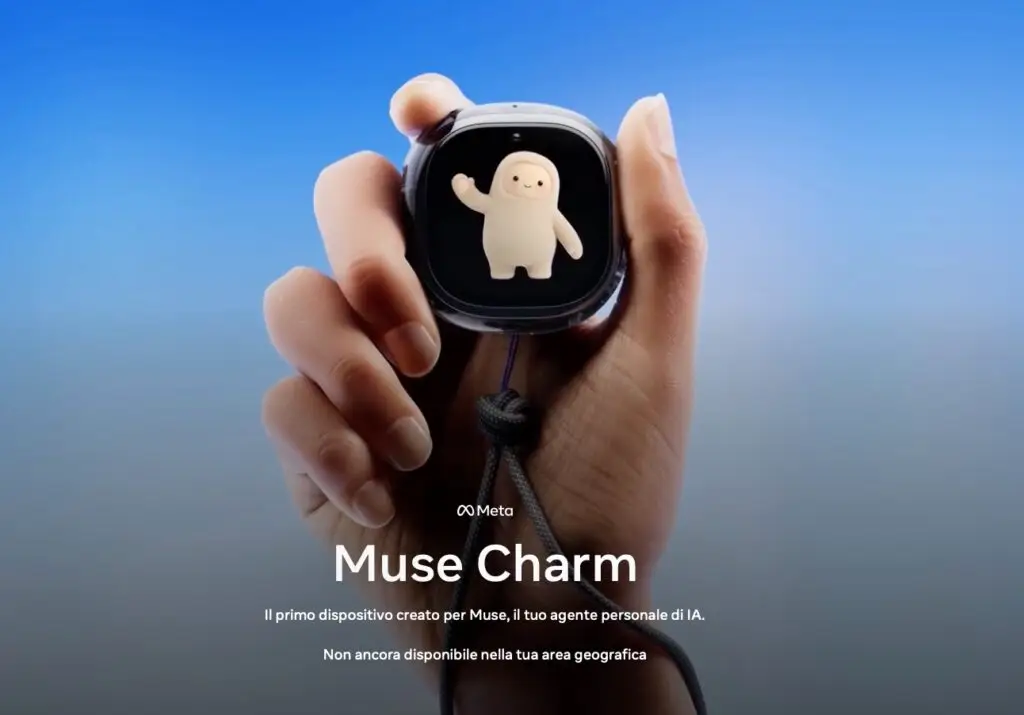 All about Muse Muse Charm è il gadget portatile per Muse (Immagine Meta)